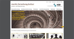Desktop Screenshot of markt-forschung-kultur.de